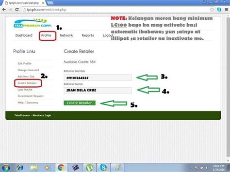 www.tpcph.com|HOW TO ACTIVATE RETAILER USING YOUR .
